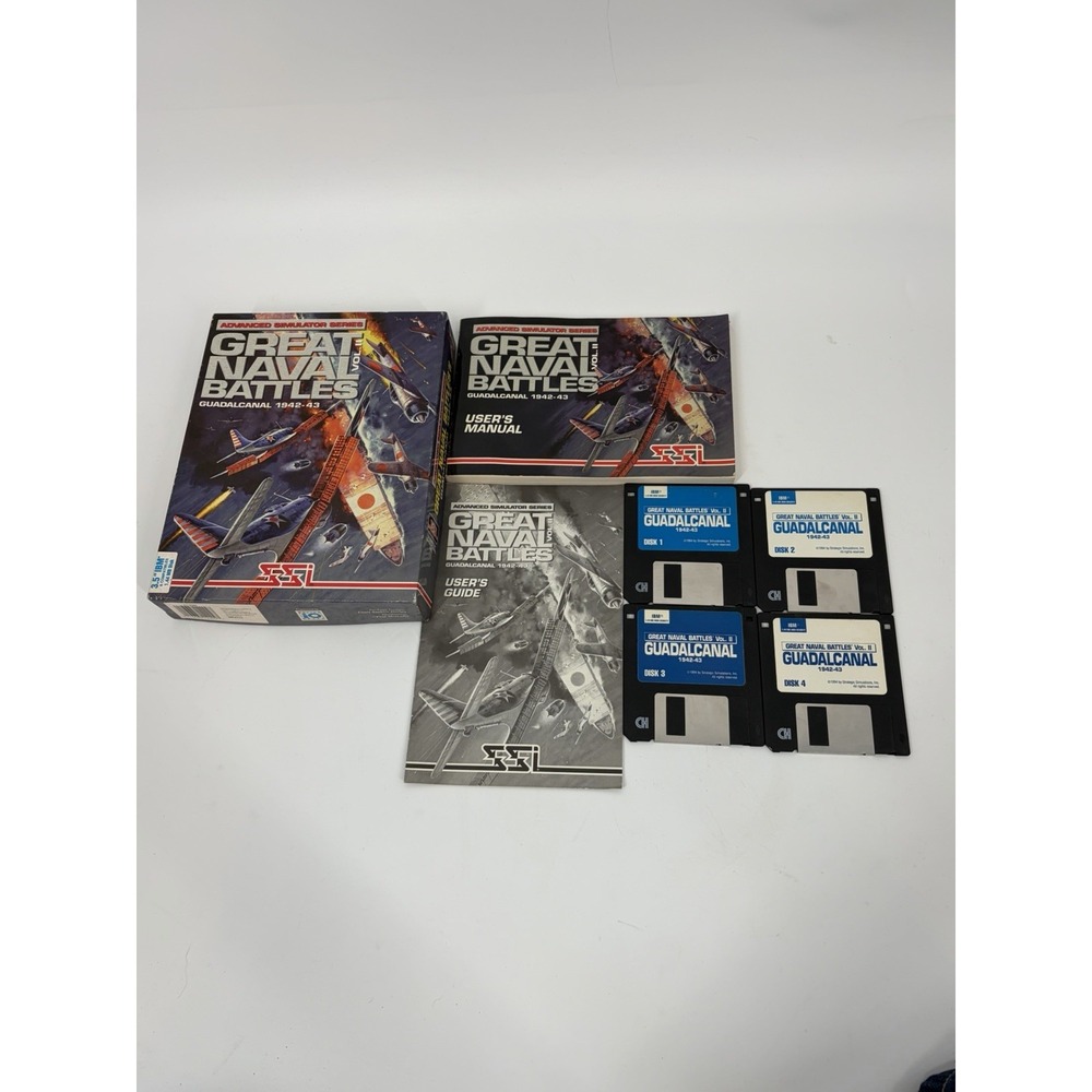 Great Naval Battles Vol. 2 - Guadalcanal 1942-43 - Big Box (PC-3.5" IBM)